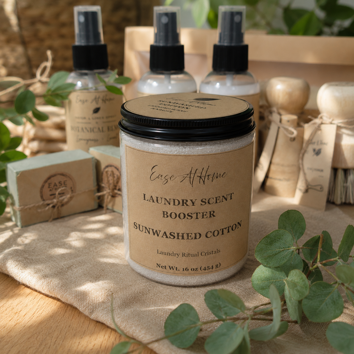 Sunwashed Cotton Laundry Scent Booster – Laundry Ritual Crystals | 250g