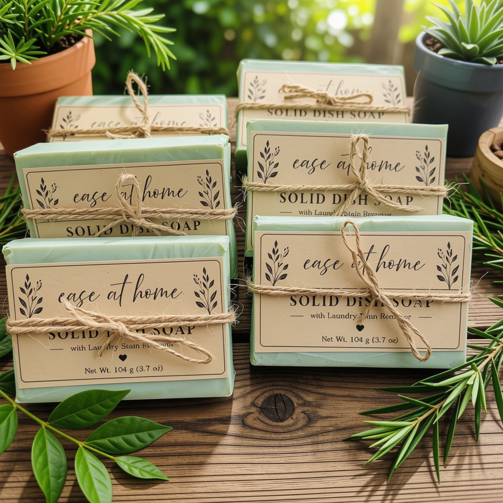 Solid Dish Soap Bar | Plastic-Free Dishwashing Soap